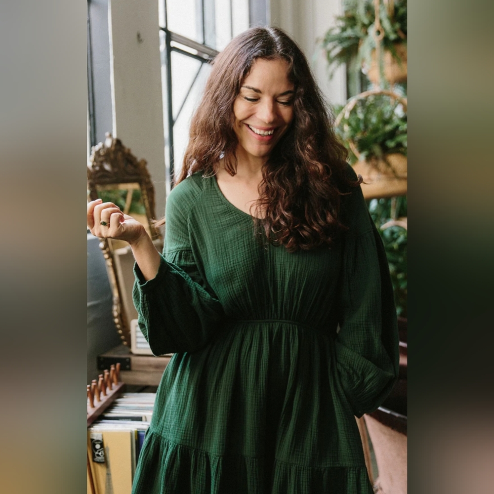 Suunday Sara dress in Khombu/gauze